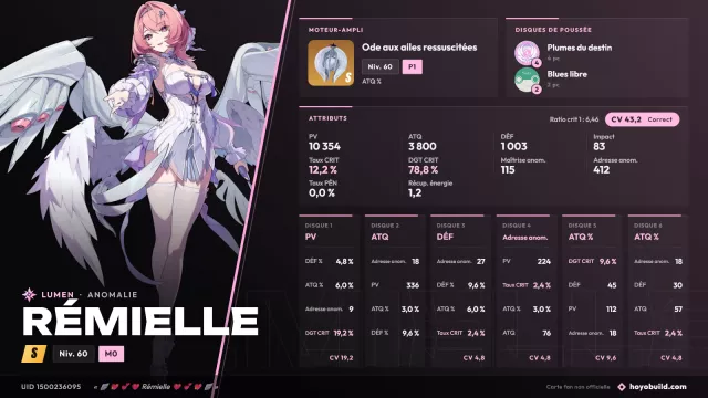 Rémielle M0 · Ode aux ailes ressuscitées P1