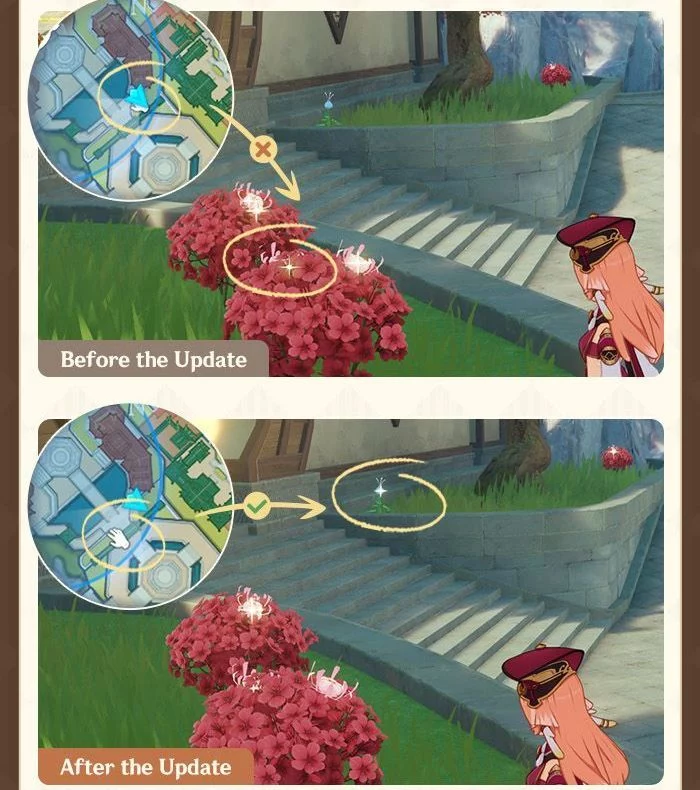Specialty Tracking before / after the update (official infographic)
