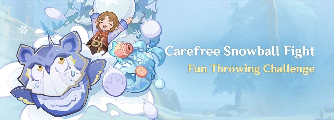"Carefree Snowball Fight" (official banner)